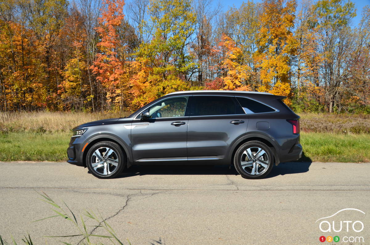 Kia Sorento PHEV 2022, profil